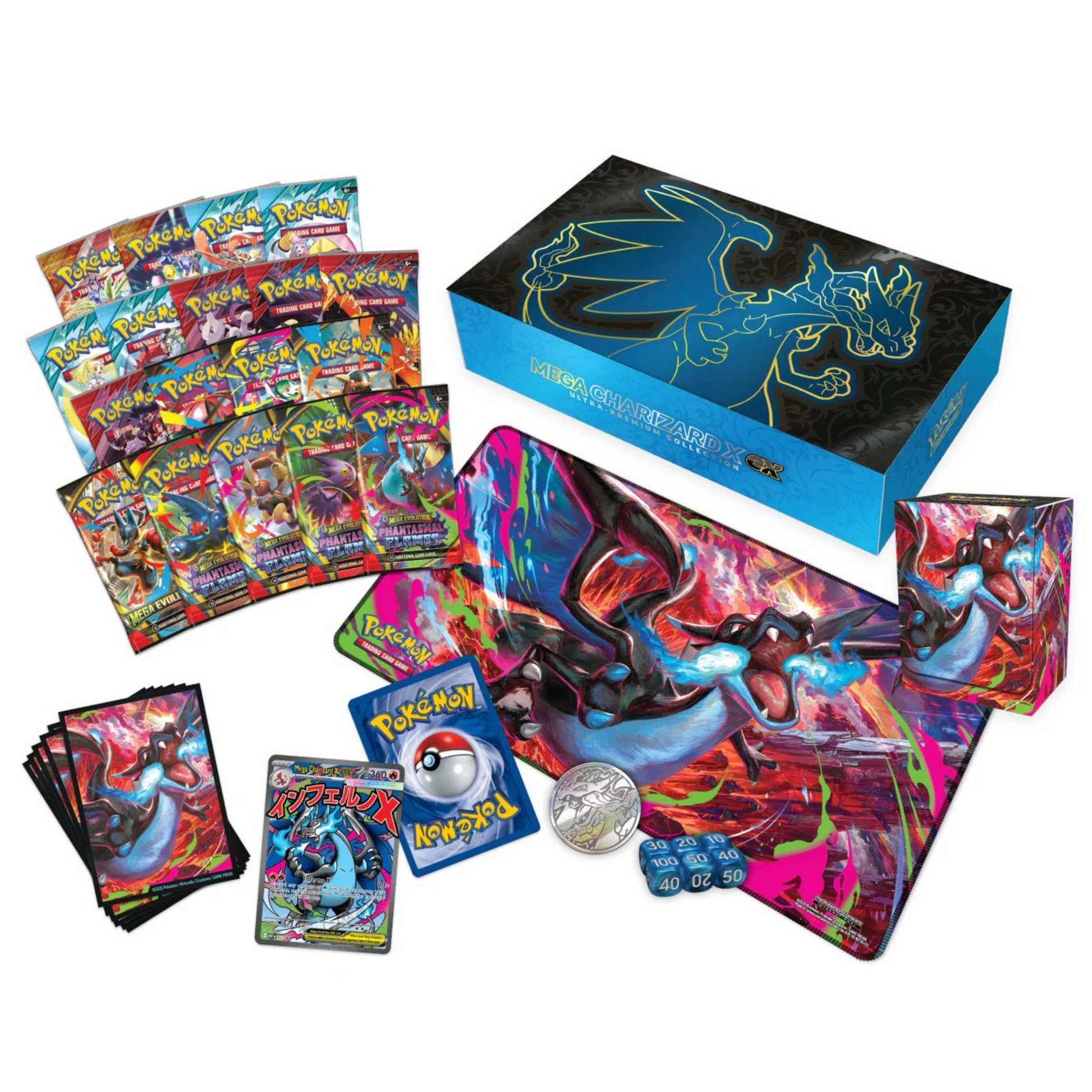 Pokemon Phantasmal Flames Ultra Premium Collection innhold