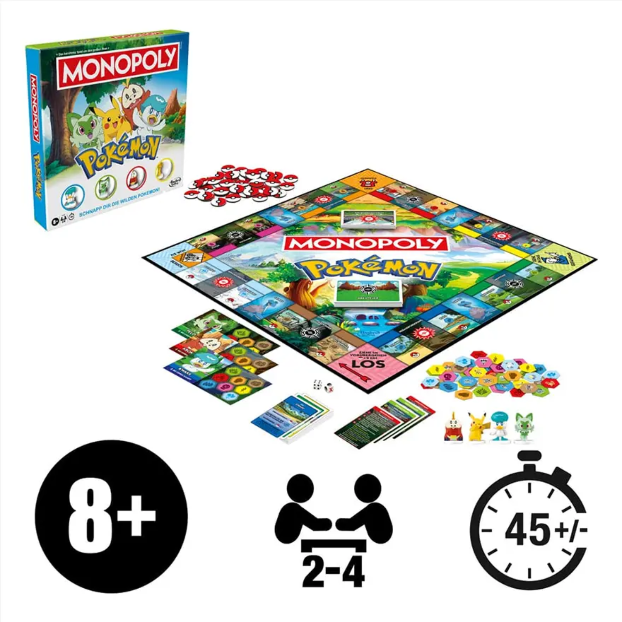 pokemon brettspill monopol innhold