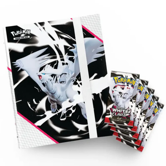 Pokemon Sv10.5: Black Bolt & White Flare Reshiram Binder Collection
