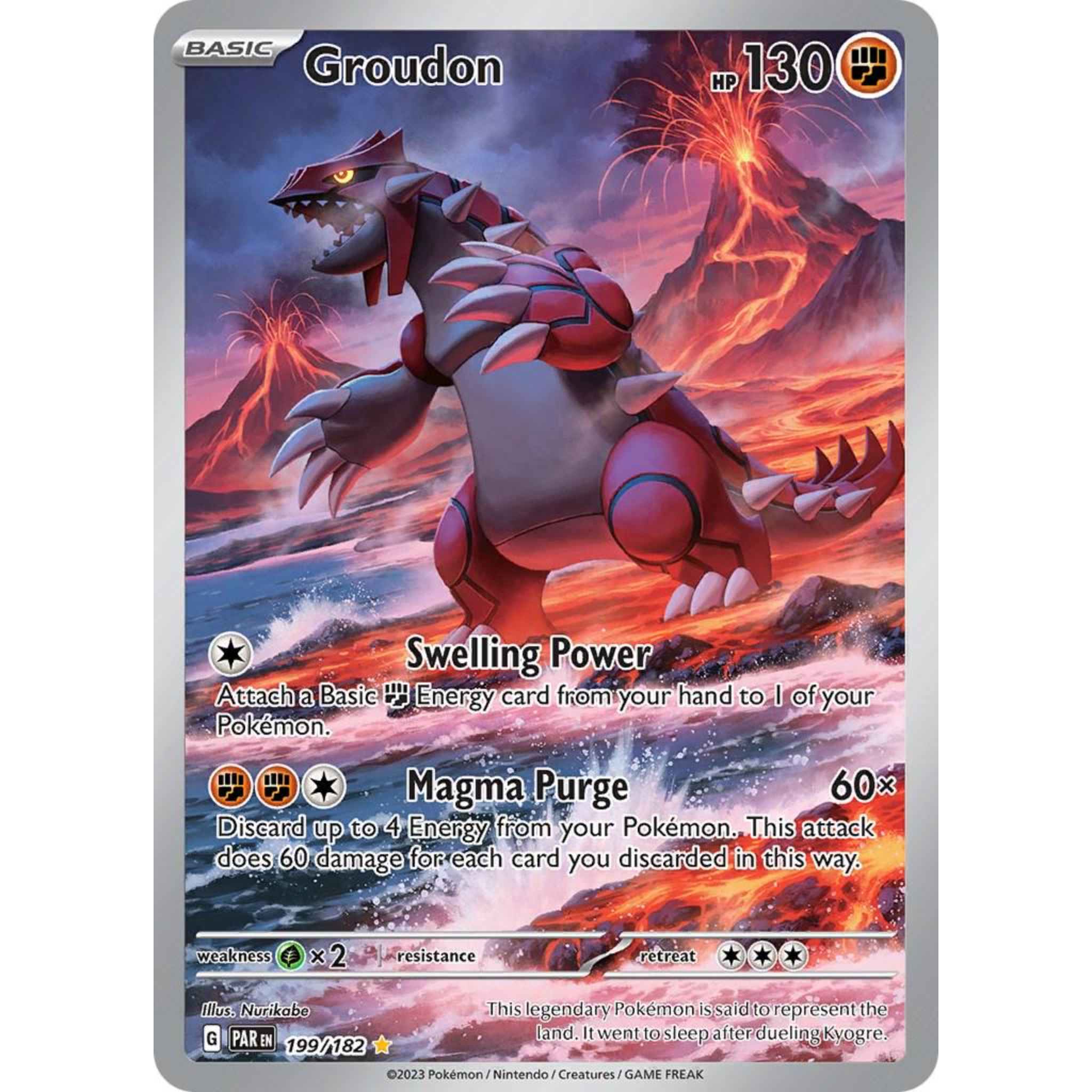 Paradox Rift chase kort Groudon IR