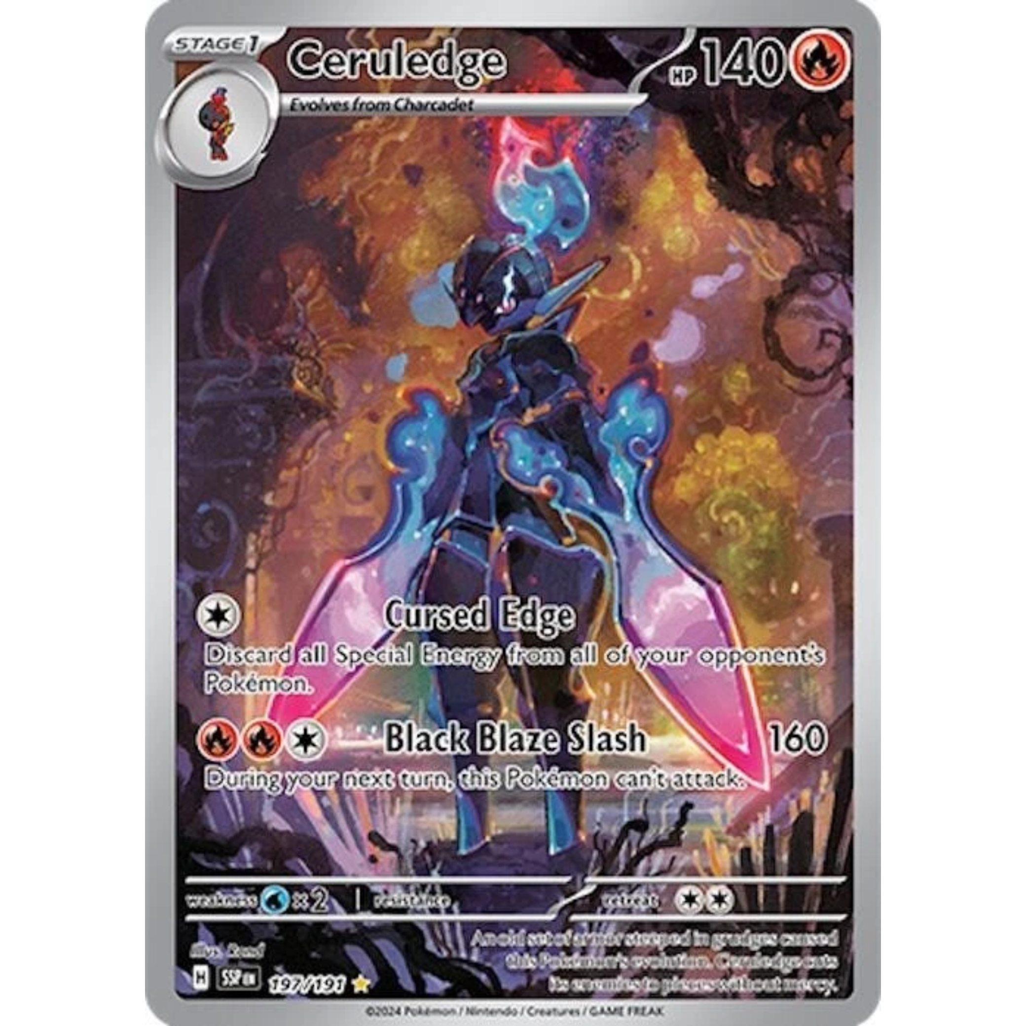 Ceruledge IR- SV8  Surging sparks 197/191